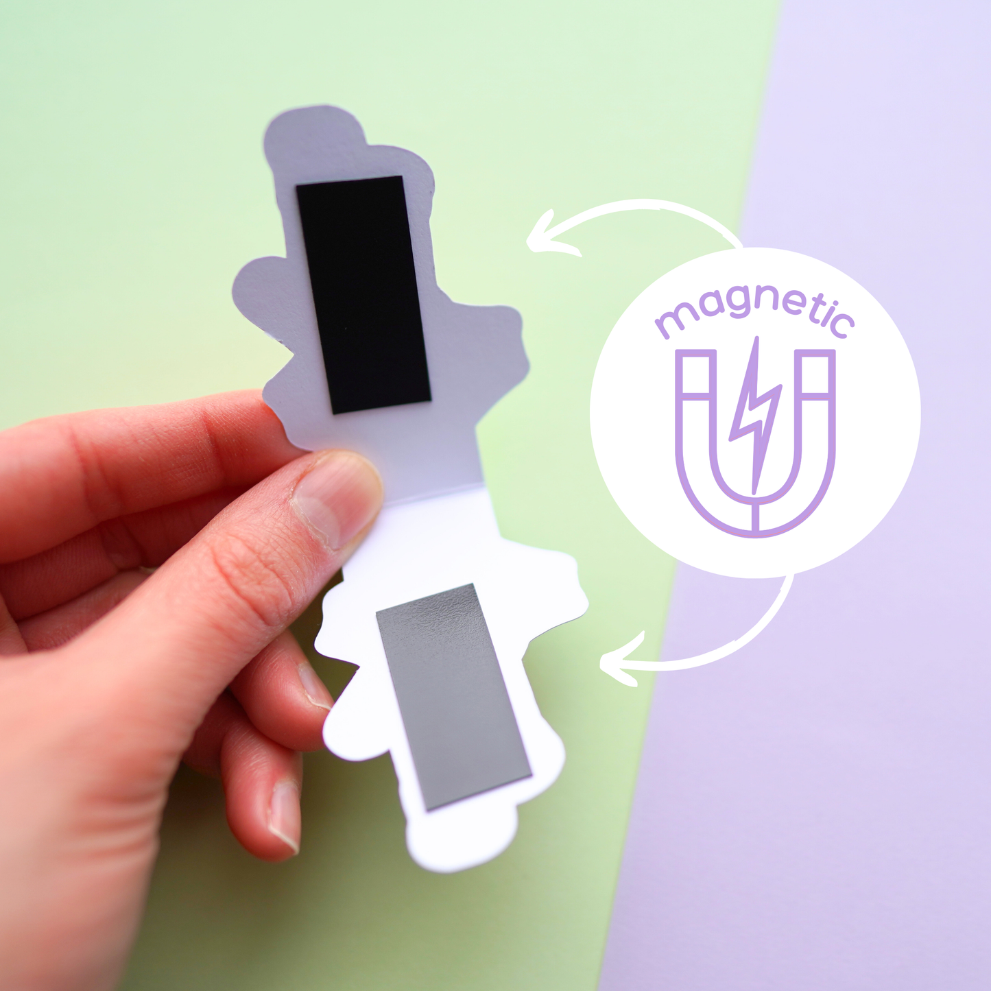 🪻 Flower Garden Magnetic Bookmark