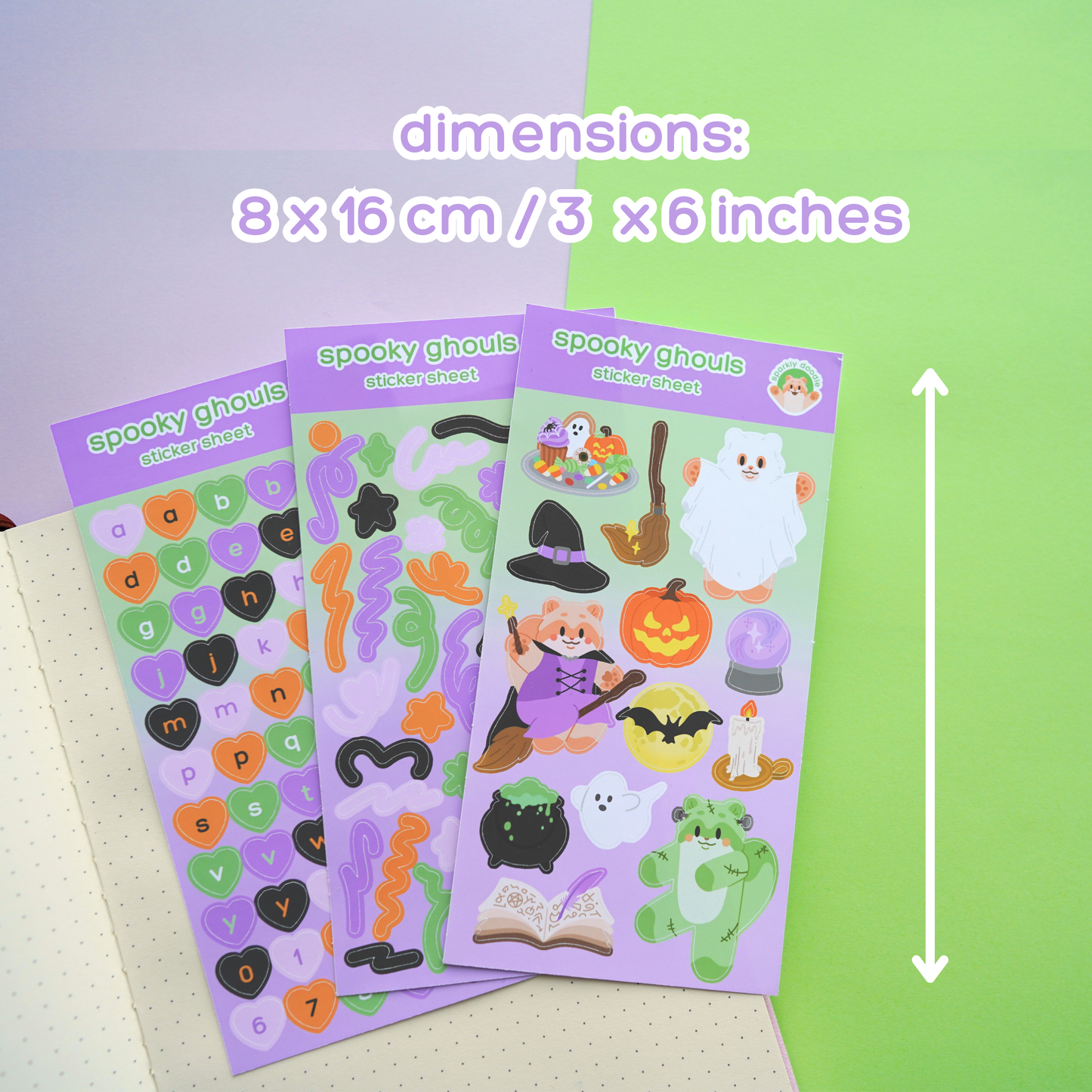 👻 Deco Swirls Sticker Sheet