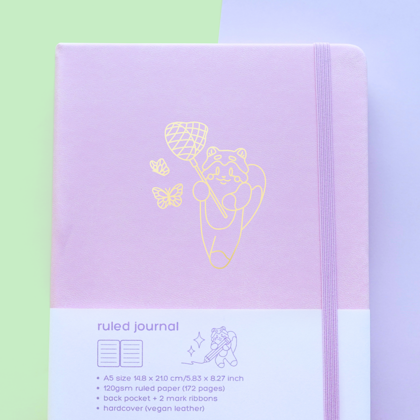 🪻 Flower Garden Foiled Journal Planner (Customizable)