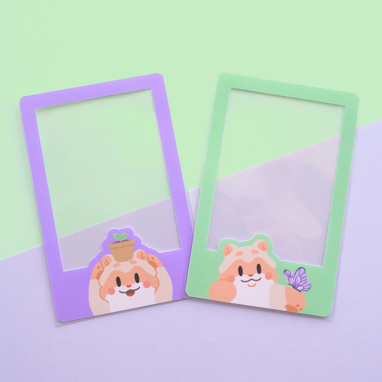 🪻 Flower Garden Photocard Deco Sleeves Set of 2