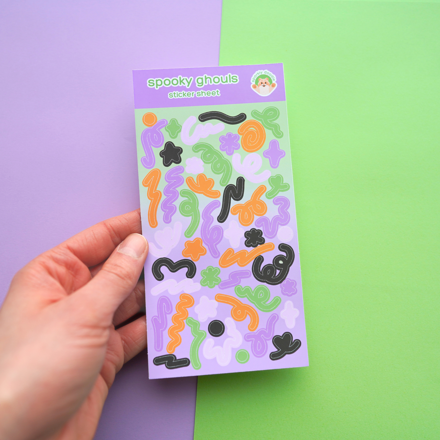 👻 Deco Swirls Sticker Sheet
