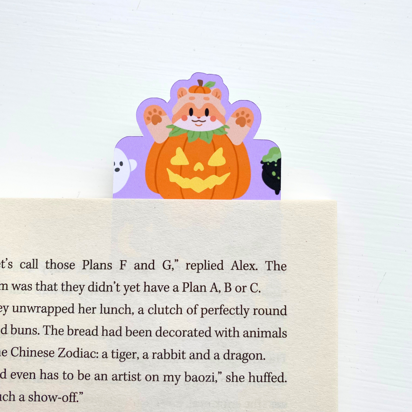 👻 Spooky Ghouls Double Sided Bookmark