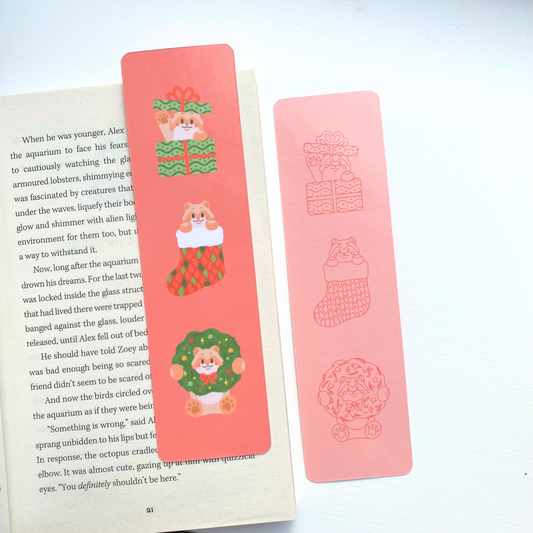 🎄 Christmas Cheer Double Sided Bookmark