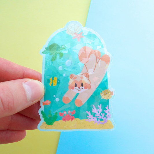 ☀️ Tropical Sun Sticker