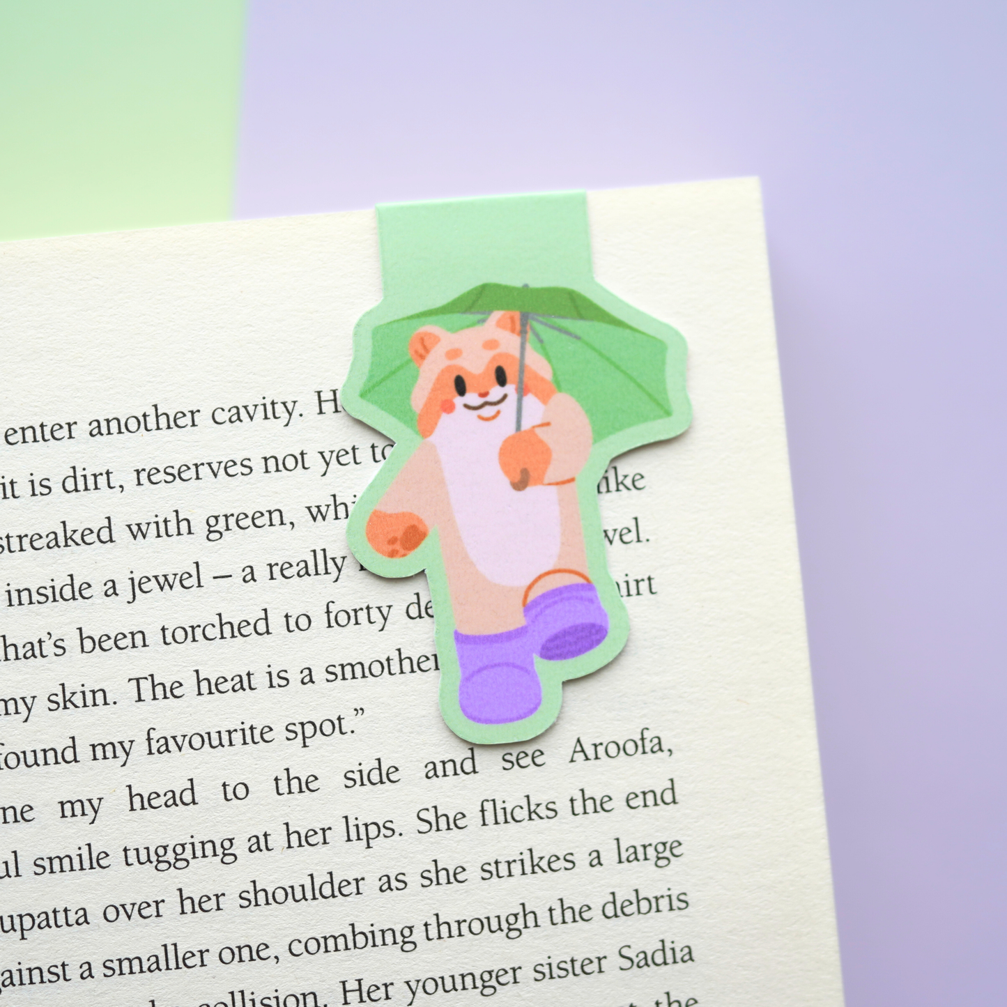 🪻 Flower Garden Magnetic Bookmark