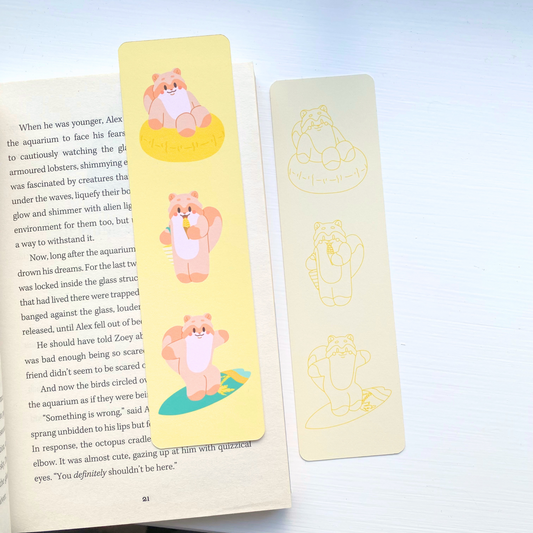 ☀️ Tropical Sun Double Sided Bookmark