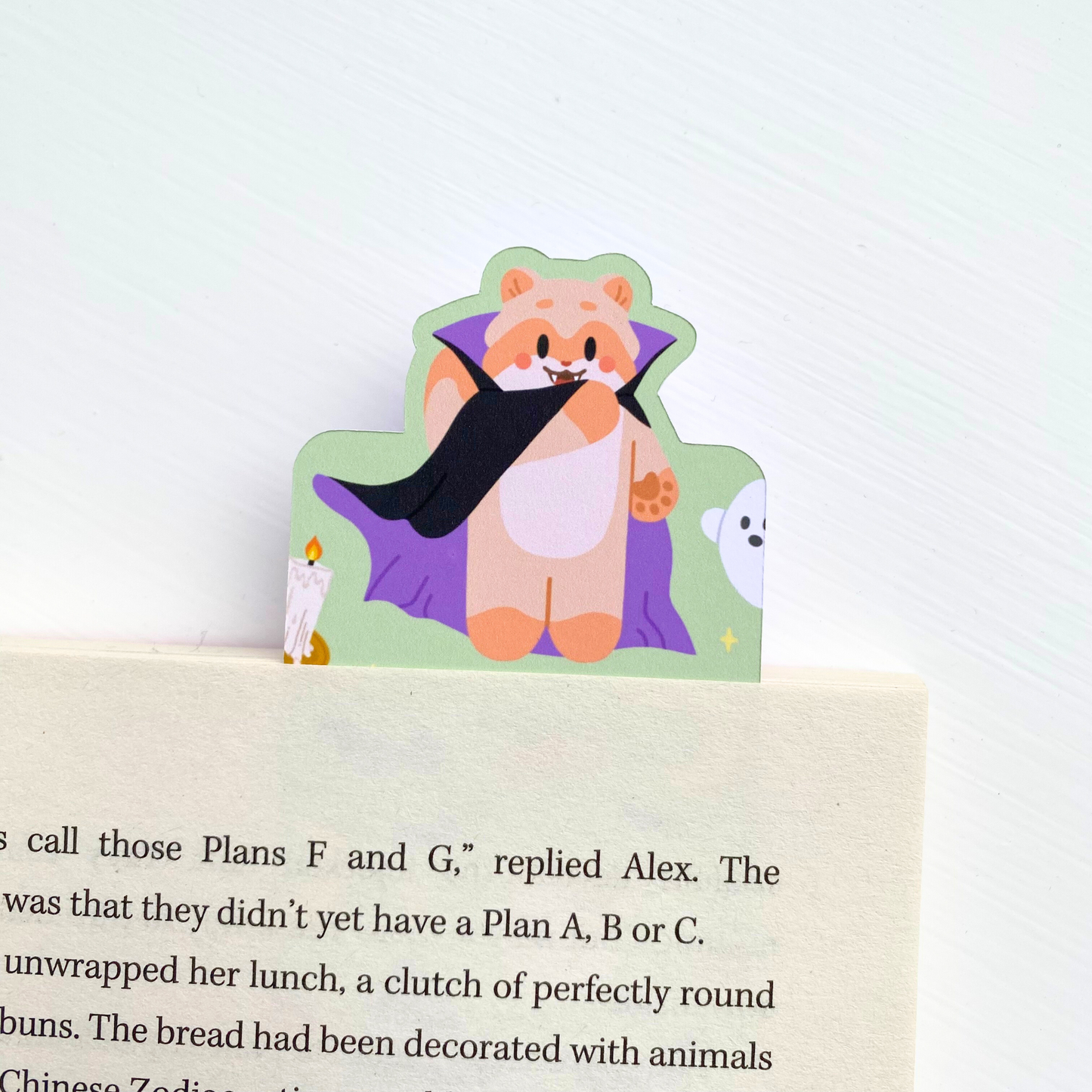 👻 Spooky Ghouls Double Sided Bookmark