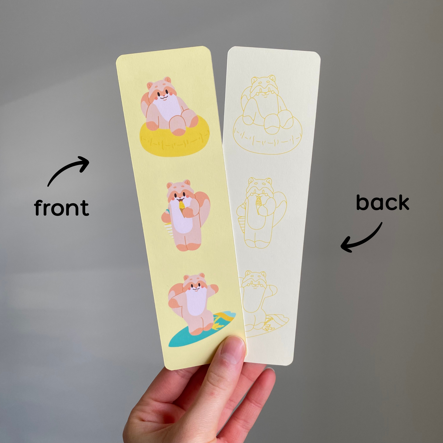 ☀️ Tropical Sun Double Sided Bookmark