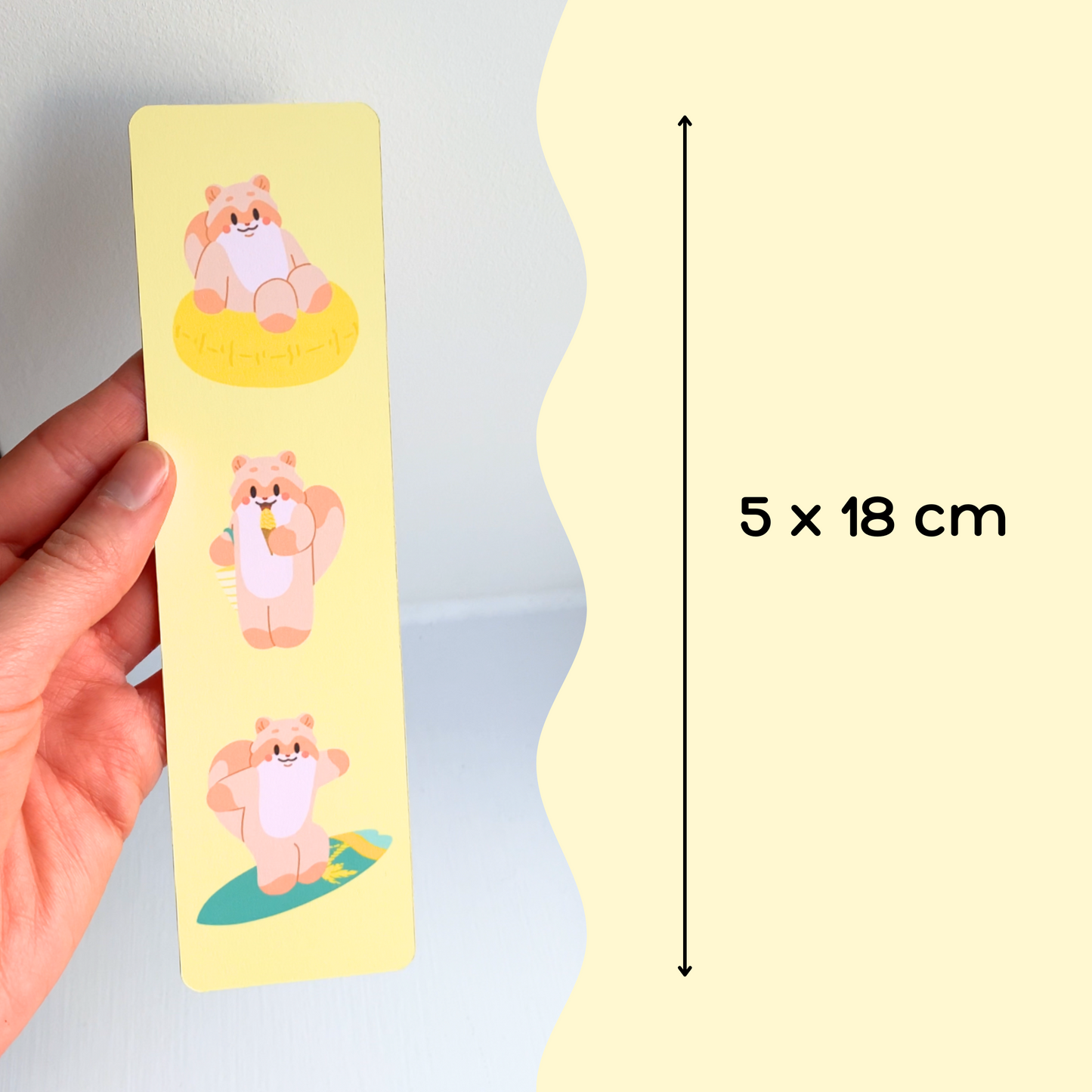 ☀️ Tropical Sun Double Sided Bookmark