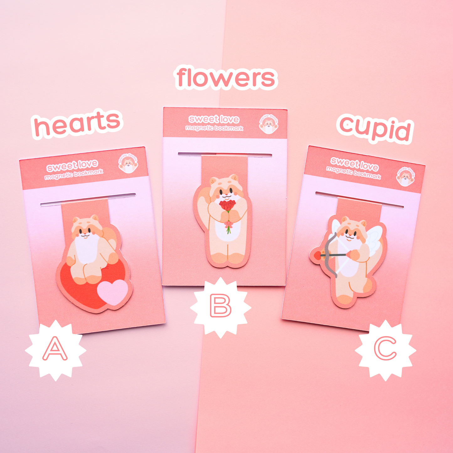 💕 Sweet Love Magnetic Bookmark