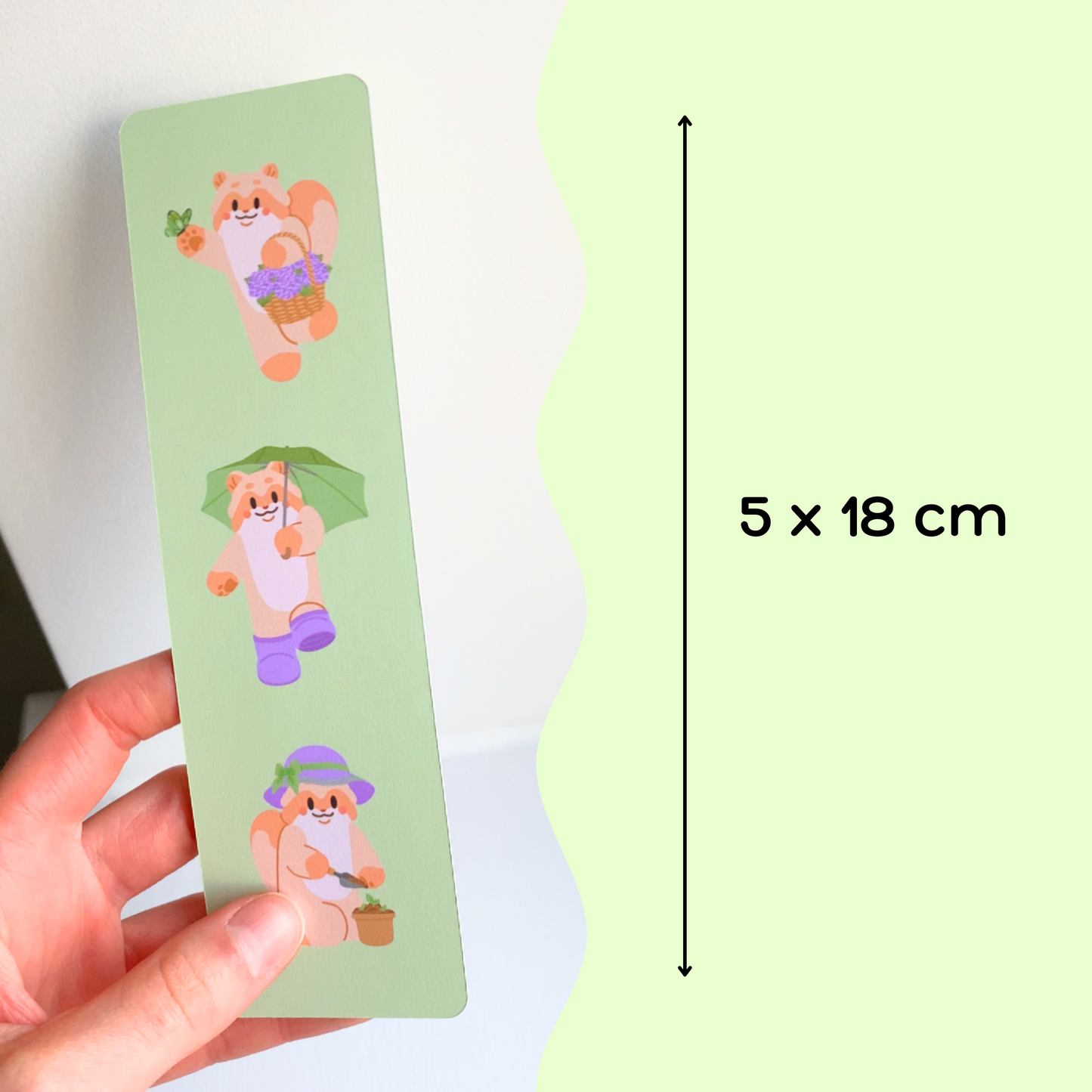 🪻 Flower Garden Double Sided Bookmark