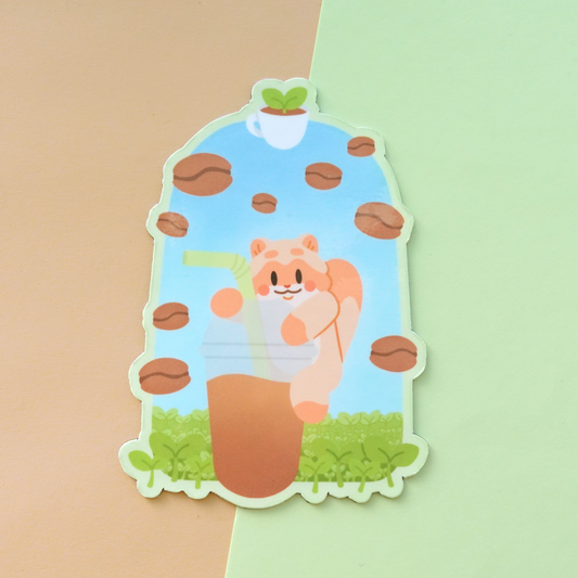 🧋 Botanical Cafe Magnet