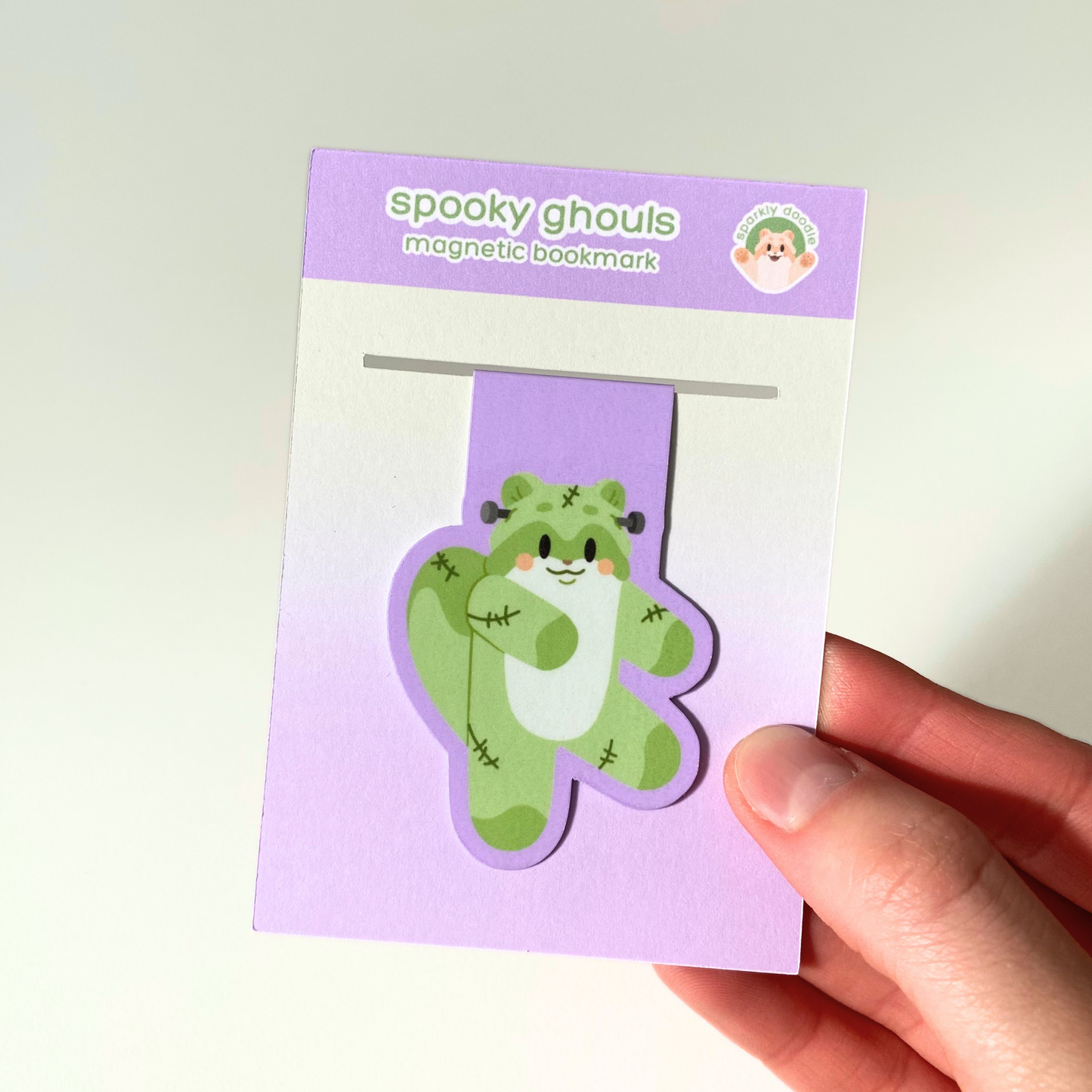 👻 Spooky Ghouls Magnetic Bookmark