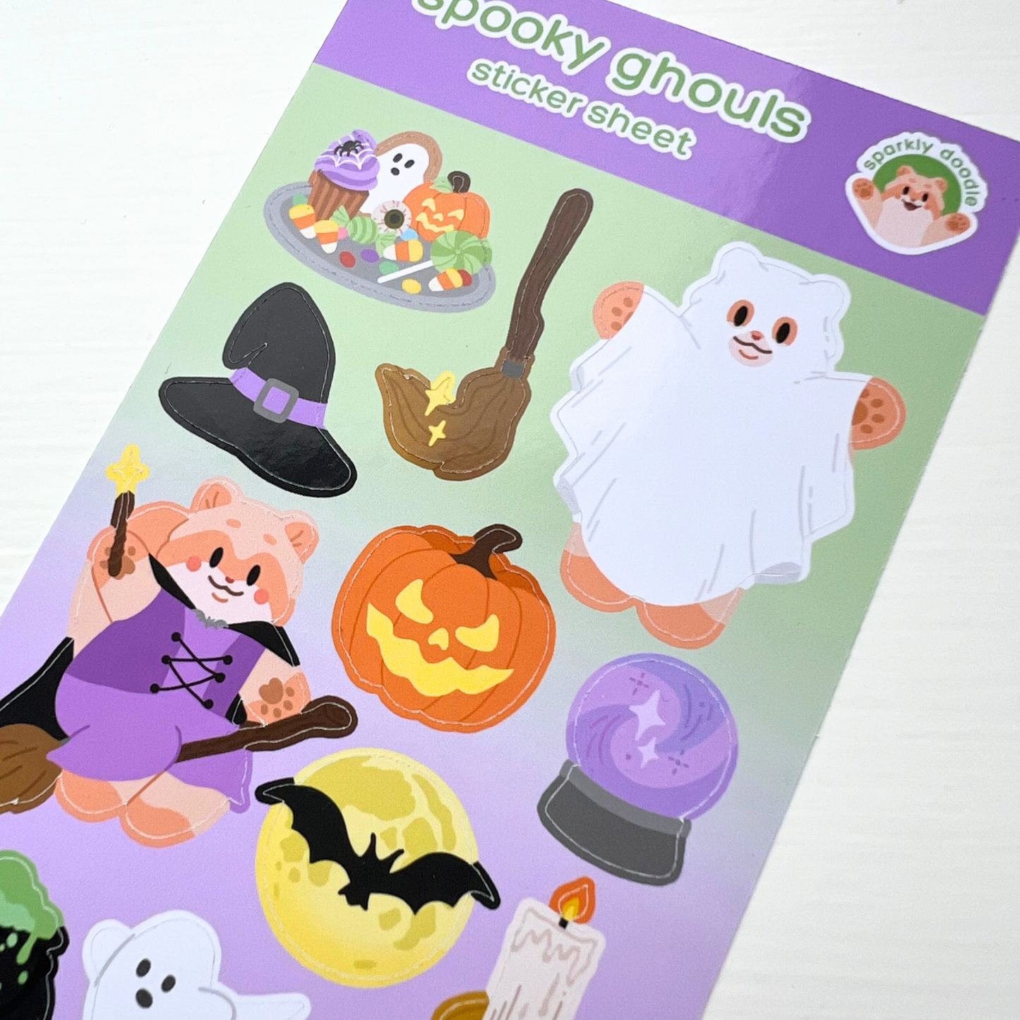 👻 Spooky Ghouls Sticker Sheet