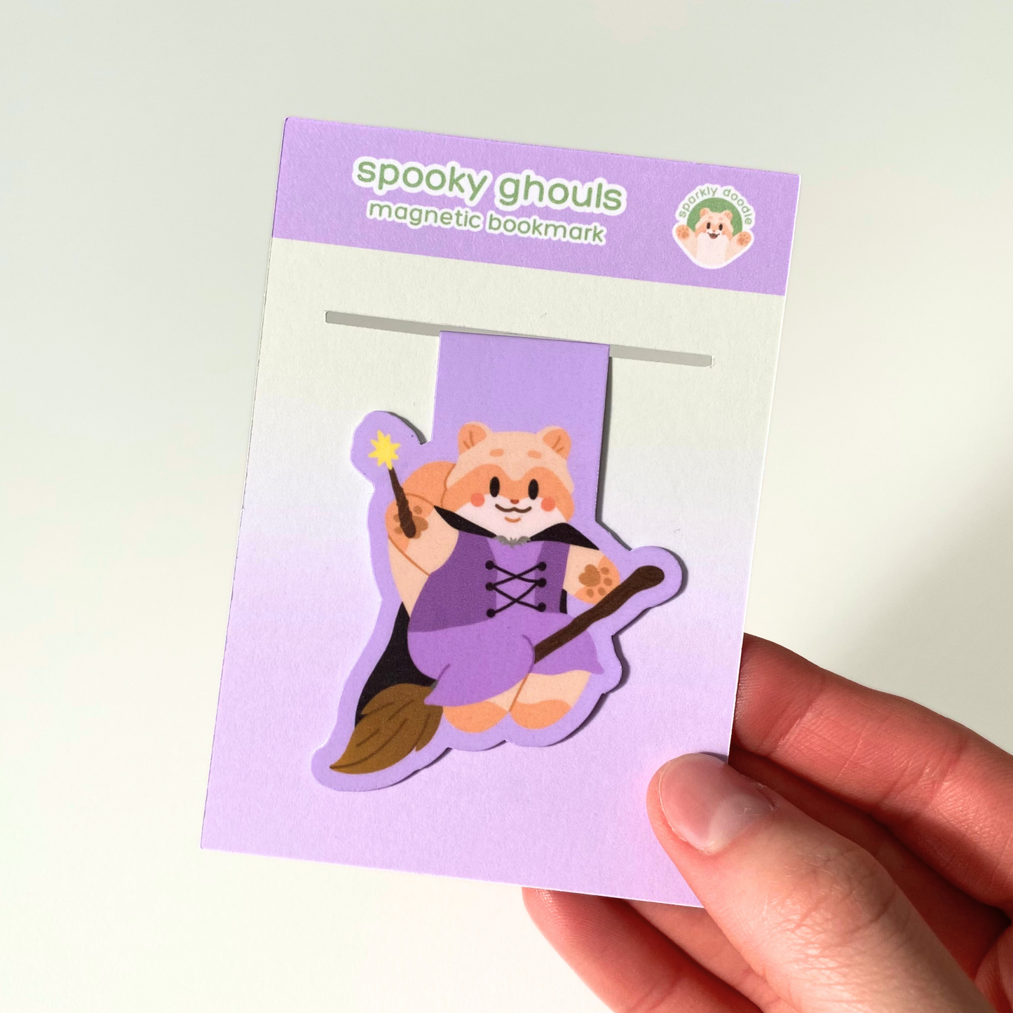 👻 Spooky Ghouls Magnetic Bookmark