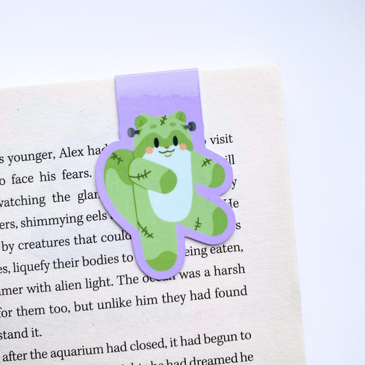 👻 Spooky Ghouls Magnetic Bookmark