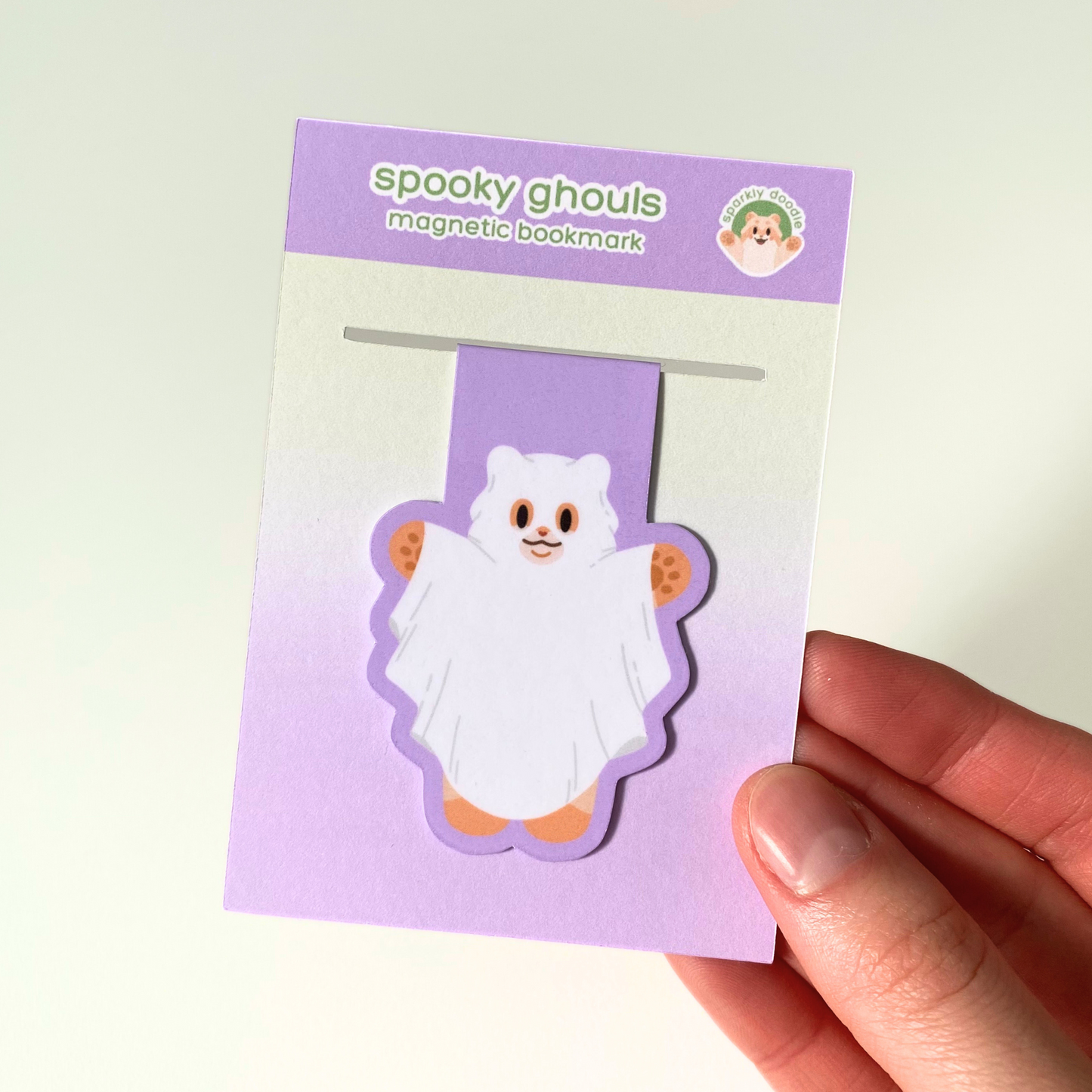 👻 Spooky Ghouls Magnetic Bookmark