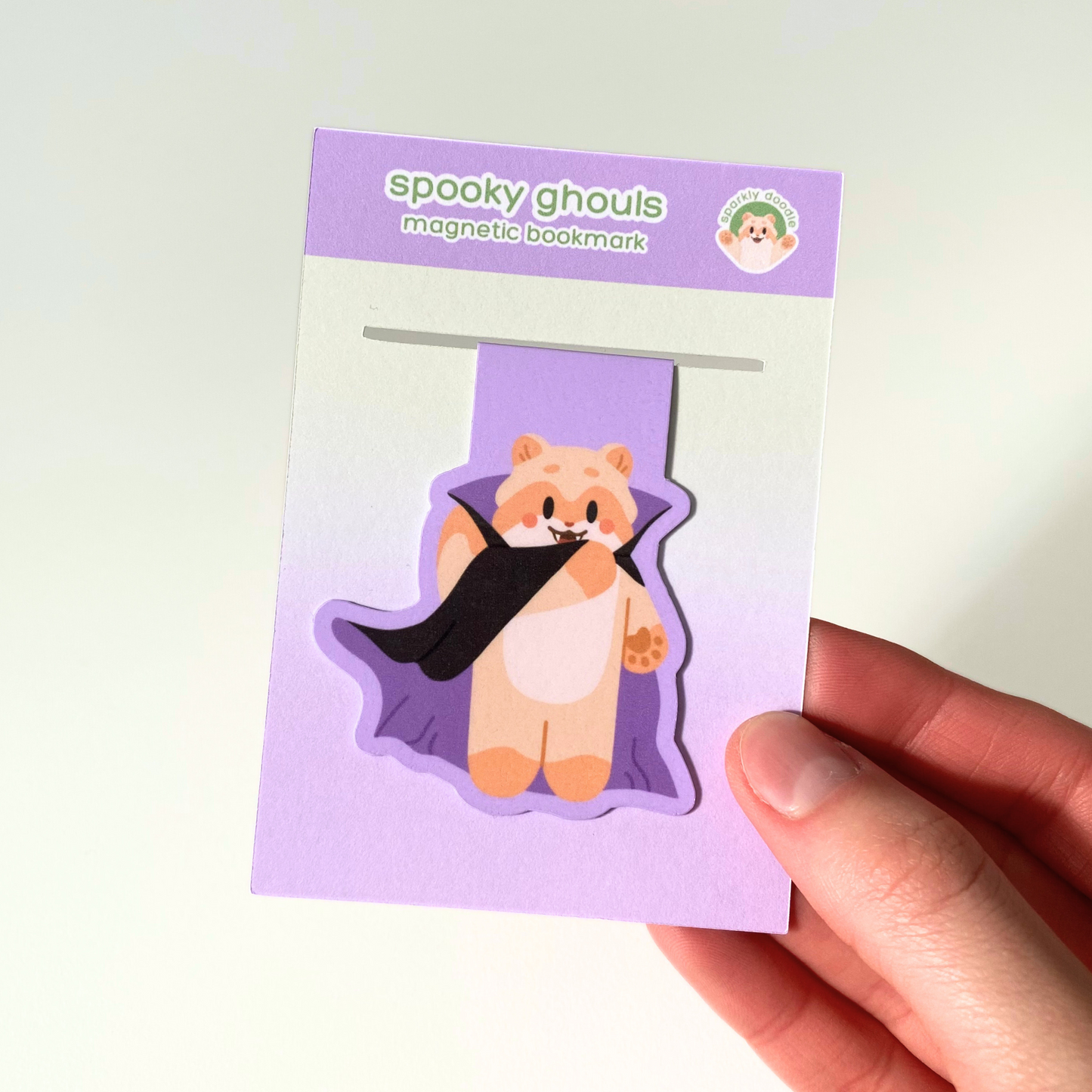 👻 Spooky Ghouls Magnetic Bookmark