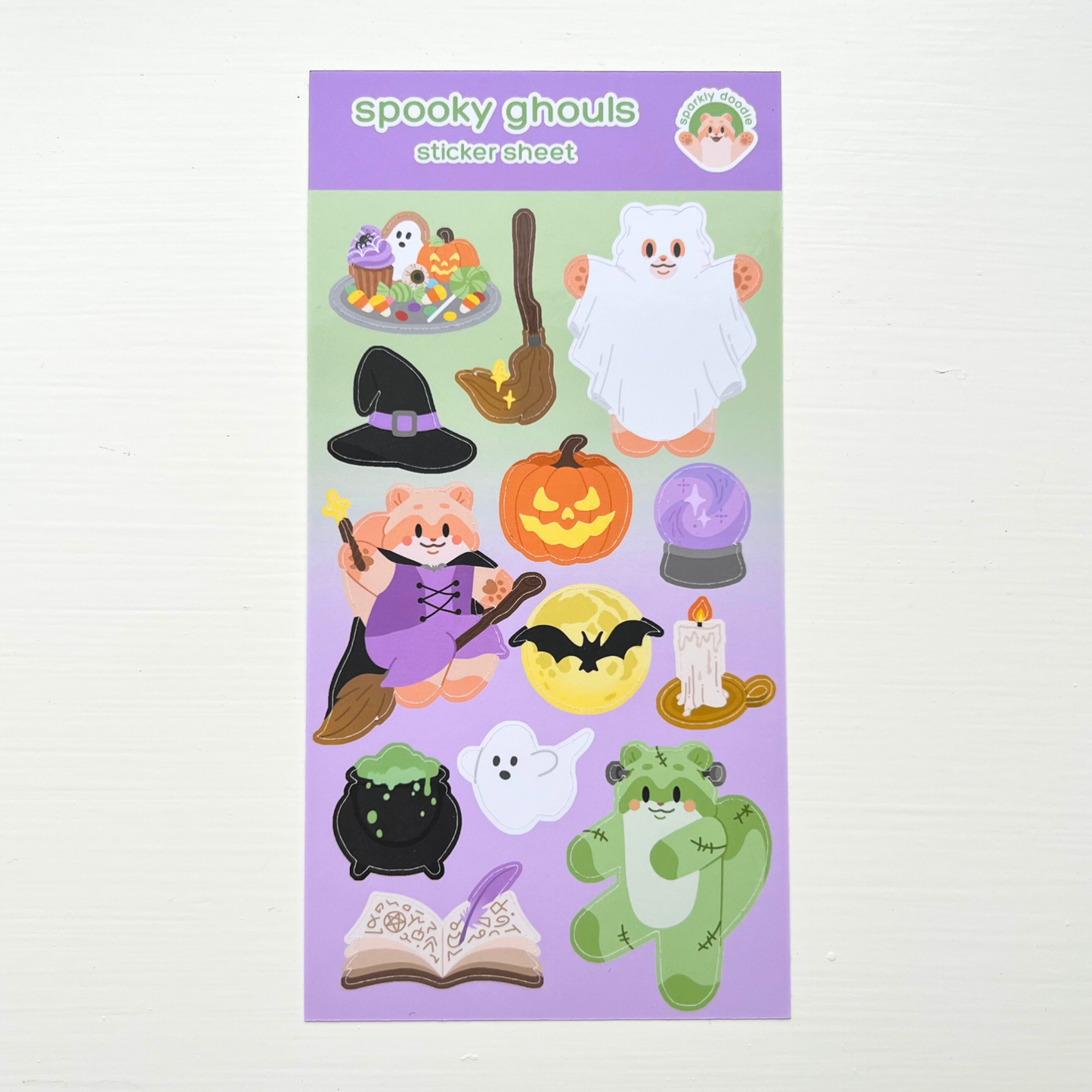 👻 Spooky Ghouls Sticker Sheet