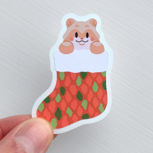 🎄 Christmas Cheer Stocking Sticker