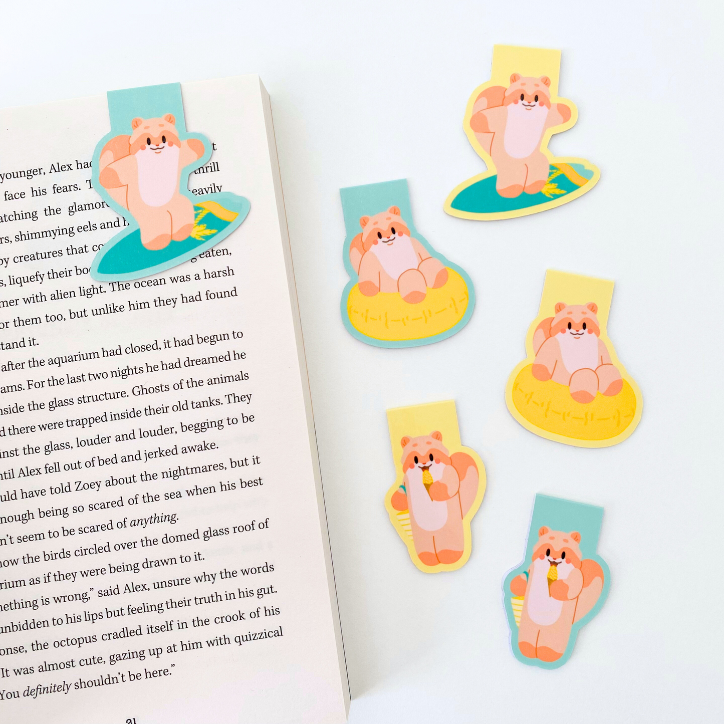 ☀️ Tropical Sun Magnetic Bookmark