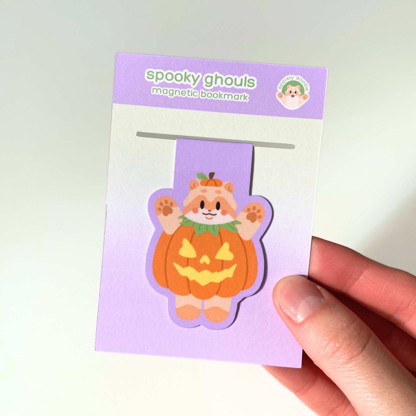 👻 Spooky Ghouls Magnetic Bookmark