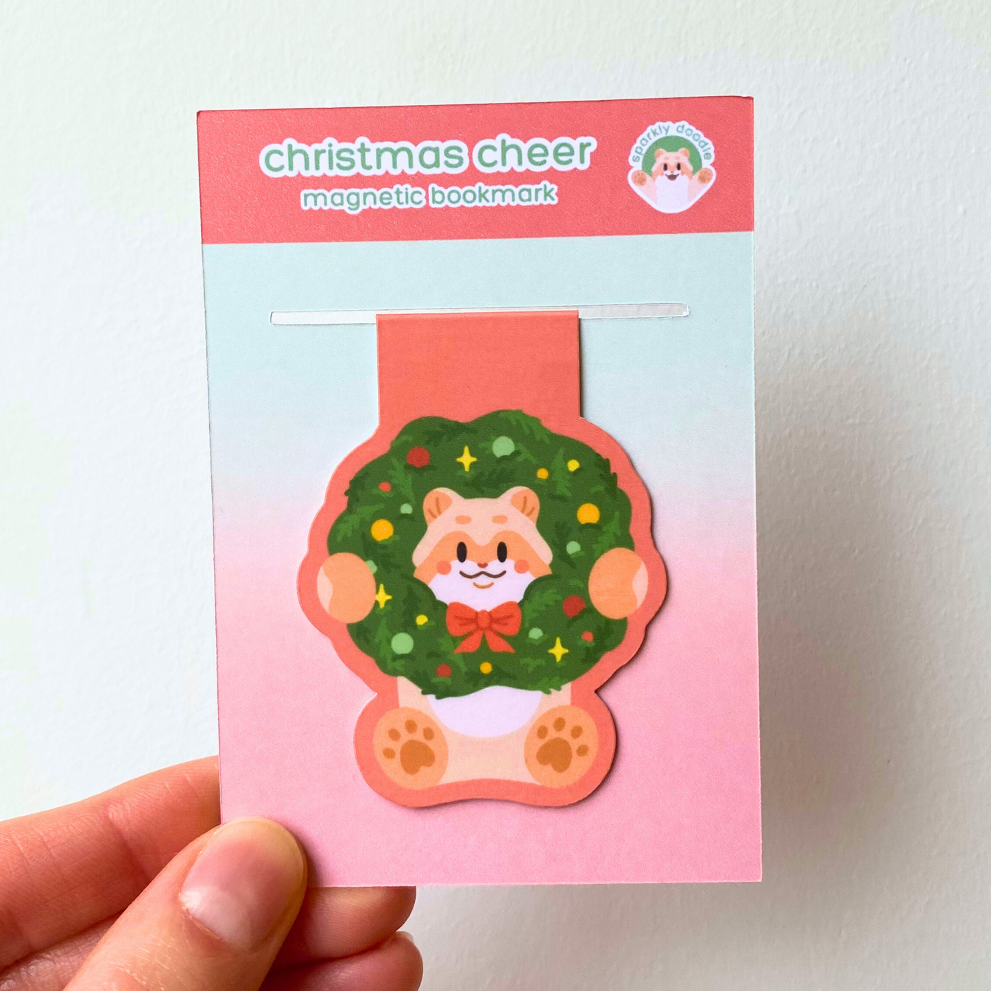 🎄 Christmas Cheer Magnetic Bookmark